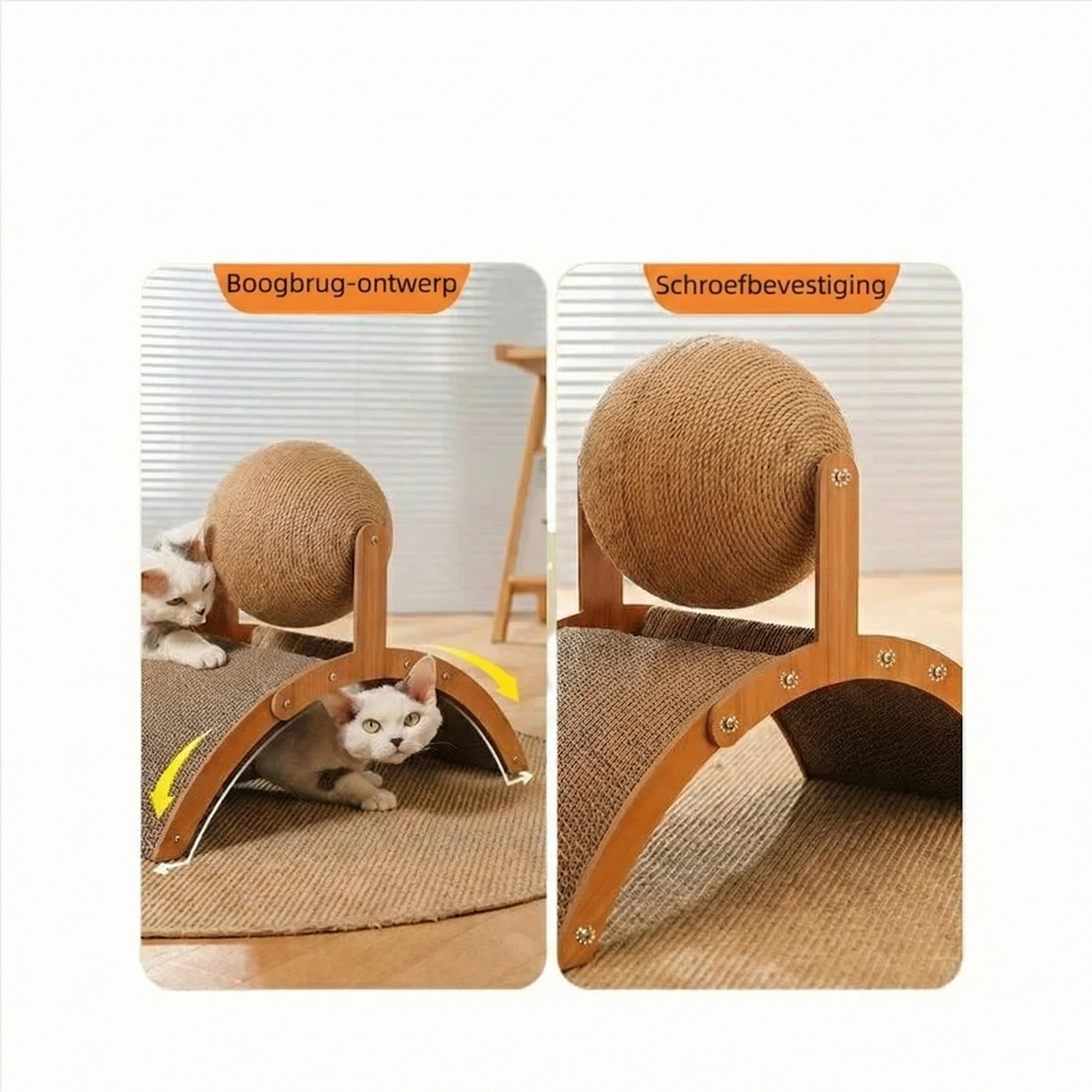 Furr & Paws 2-in-1 Krab- & Speelbal