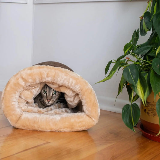 CalmiNest – Warme Anti-Stress Slaapzak voor Katten